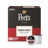 Peet's frontal caja del pack 88 cápsulas mostrando conveniencia