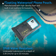 Pelican Marine closeup of clear TPU window demonstrating touch responsiveness