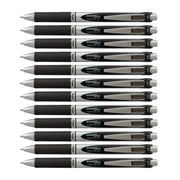 Pentel EnerGel RTX frontal mostrando diseño elegante y beneficio profesional