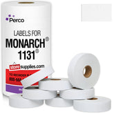 Perco Monarch 1131 front packaging shows 8-roll value pack and labeling clarity