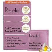 perelel empaque frontal del pack prenatal mostrando conveniencia diaria