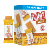 Perfect Bar empaque frontal mini con visibilidad del sello Non‑GMO para decisión informada