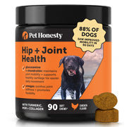 Pet Honesty front packaging 90 ct shows product and benefits