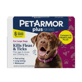 PetArmor front packaging showing six-dose box and benefits