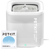 PETKIT vista frontal de la fuente, diseño compacto y accesible