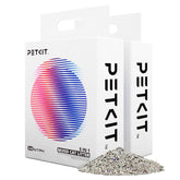PETKIT front packaging showing two vacuum-sealed 7.9 lb bags and product name for easy storage