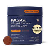 PetLab Co. front packaging showing product branding and clear benefits