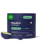 PetLab Co. envase ProBright frente mostrando diseño y beneficio limpieza fácil