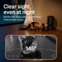 PETLIBRO night vision screenshot showing pet visible in low light