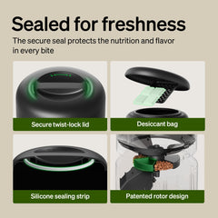 PETLIBRO removable stainless steel bowl close-up hygienic surface for cleaner feeding