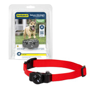PetSafe Ultralight front view showing compact waterproof receiver and controls for reliable containment