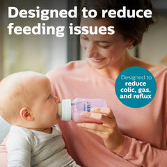 Philips Avent AirFree vent close-up demonstrating reduced air ingestion benefit
