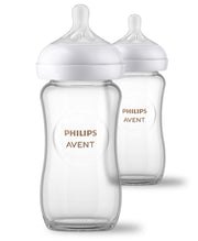Philips Avent biberón frontal mostrando diseño y capacidad fácil de sujetar