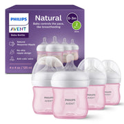 Philips Avent front packaging showing 4-pack and slow-flow benefit