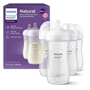 Philips Avent front packaging showing 4-pack and benefits for easy selection