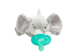 Philips Avent vista frontal del Soothie Snuggle mostrando el diseño y el chupete