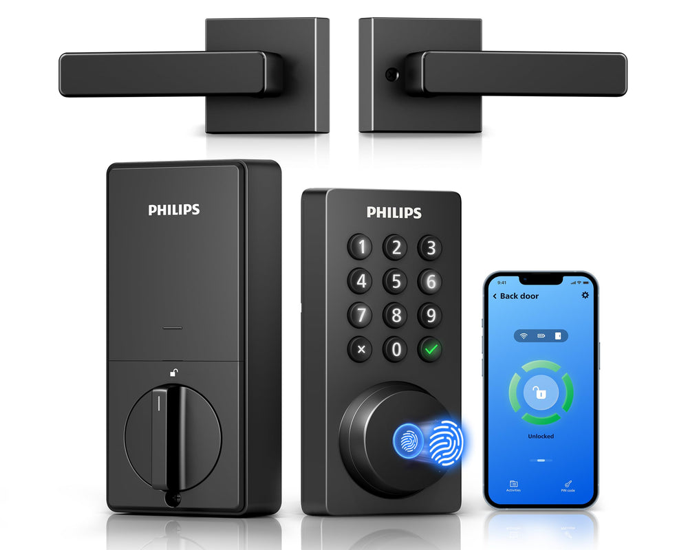 PHILIPS front view with handle showing modern keyless convenience
