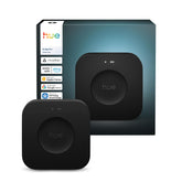 Philips Hue Bridge Pro front view showing compact hub and fast response benefit