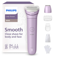 PHILIPS afeitadora frontal mostrando diseño y ergonomía para mayor comodidad