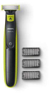 Philips OneBlade QP2520 vista frontal con diseño compacto y ventajas portátiles
