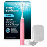 Philips Sonicare front view showing sleek design and gentle cleaning benefit