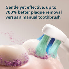 Philips Sonicare pressure sensor indicator showing gum-protection alert benefit