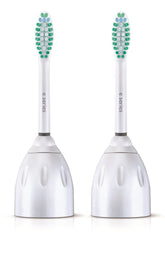 Philips Sonicare vista frontal del cabezal mostrando diseño y compatibilidad, limpieza eficaz