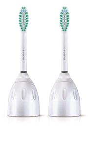 Philips Sonicare vista frontal del cabezal mostrando diseño y compatibilidad, limpieza eficaz