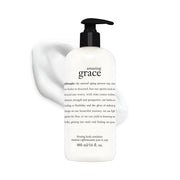 philosophy front packaging showing 16 fl oz bottle and label benefit