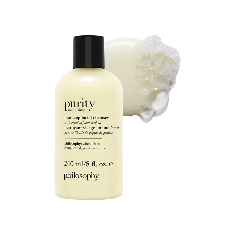 philosophy envase frontal Purity limpieza efectiva y confianza