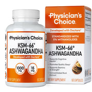 Physician's CHOICE frasco delantero mostrando formato y cantidad, confianza en calidad