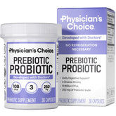 Physician's CHOICE frasco frontal mostrando la etiqueta y beneficio digestivo