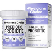 Physician's CHOICE frasco frontal mostrando la etiqueta y beneficio digestivo