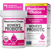 Physician's CHOICE vista frontal del envase mostrando 60 cápsulas y beneficios principales