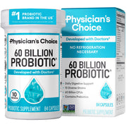 Physician's CHOICE frontal del envase mostrando 84 cápsulas y beneficios