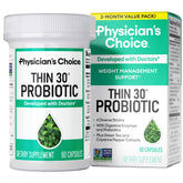 Physician's CHOICE Thin-30 vista frontal del envase mostrando diseño y cantidad