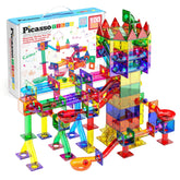 PicassoTiles caja frontal mostrando el set completo y beneficios educativos