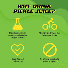 Pickle Juice comparación de tamaño 2.5 oz para entender portabilidad y uso práctico