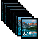Picrit black frame front view showing modern profile and clean edges for cohesive displays