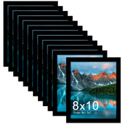 Picrit black frame front view showing modern profile and clean edges for cohesive displays