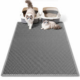 Pieviev front view full mat showing full coverage and floor protection