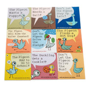 Generic pack frontal de libros Pigeon mostrando las nueve portadas, atractivo para primeros lectores