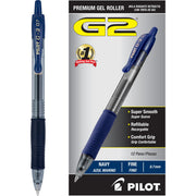 PILOT G2 pack frontal mostrando 12 bolígrafos, confianza y rendimiento