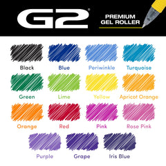PILOT G2 agarre contorneado ergonómico para escritura cómoda
