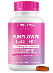 Pink Stork frente del producto mostrando envase y cantidad 60 softgels