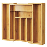 Pipishell front view showing full bamboo organizer, highlights tidy storage benefit