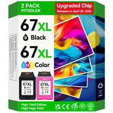 Pitooler front packaging showing 67XL combo pack and clear labeling benefit