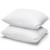 Piwaal frontal del paquete mostrando 2 almohadas y presentación atractiva