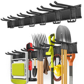 PIYILO front view of 48-inch assembled rack organized garage tools