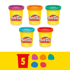 Play‑Doh accesorios como rodillo y extrusor, facilitan texturas